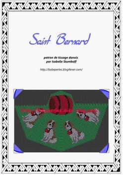 patron tissage danois saint bernard
