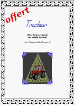 patron tissage danois tracteur