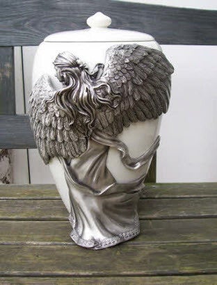 As urn (middel) grote hond