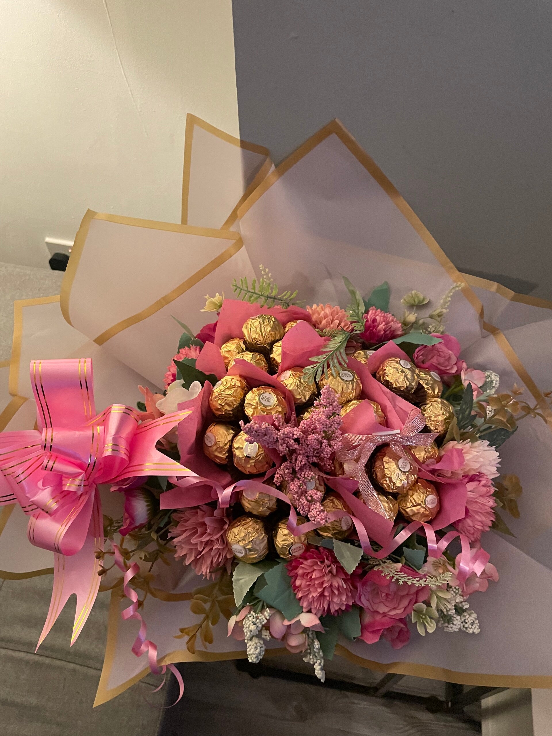 Ferraro rocher flower boquet