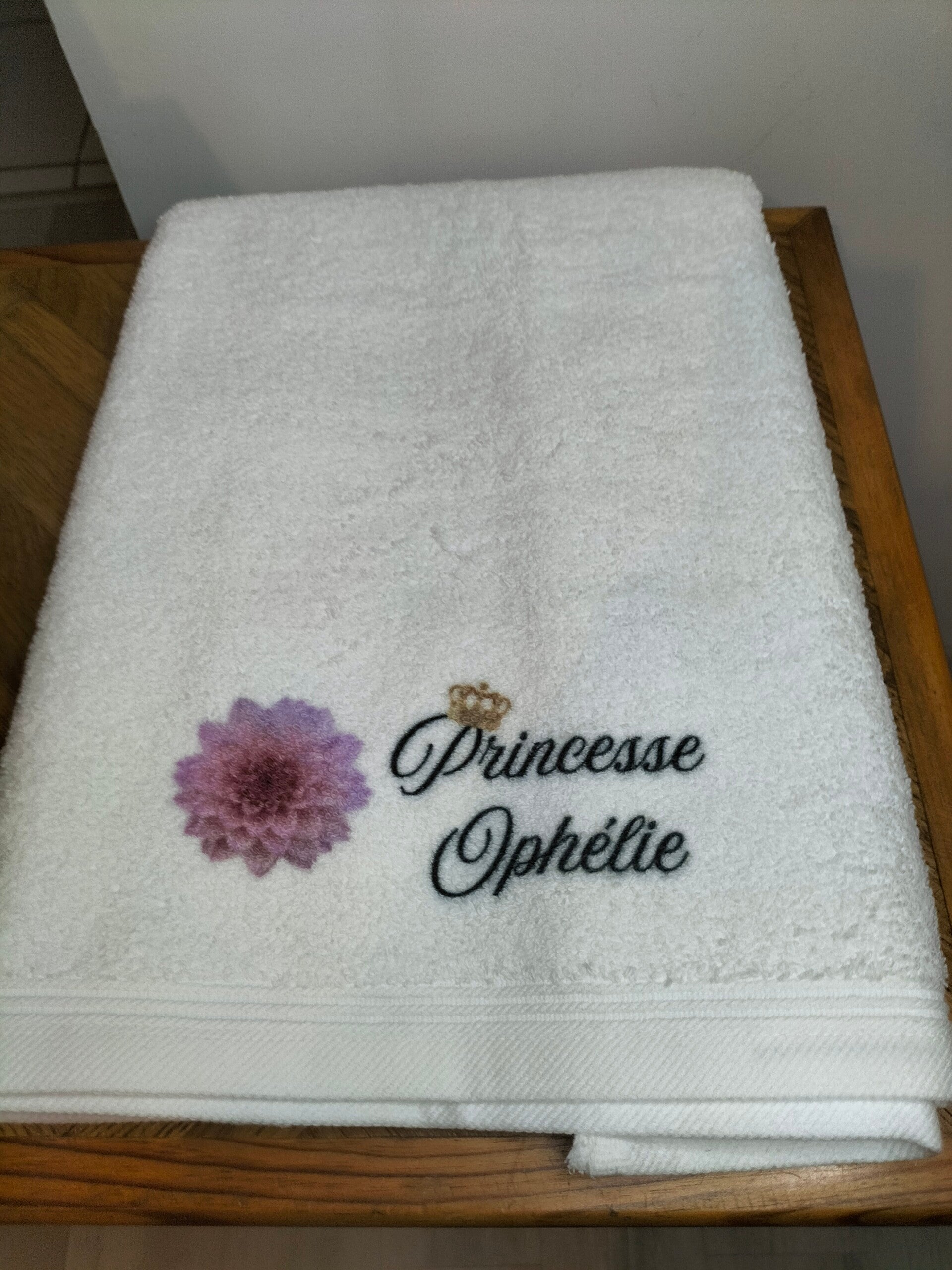 Serviette en coton personnalisée – Sublimation 50x100cm