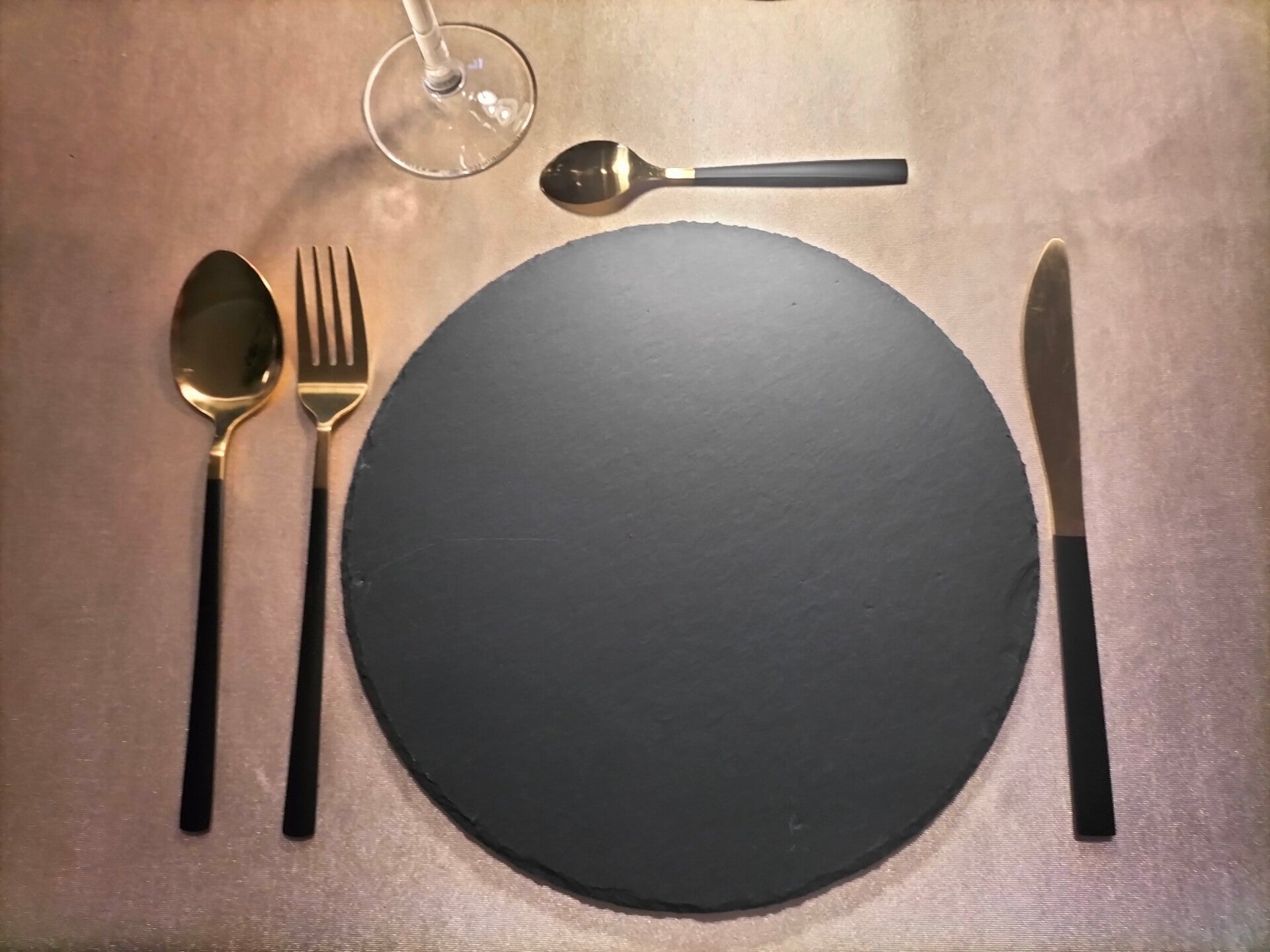 Assiettes en Ardoise Personnalisables diamètre 25