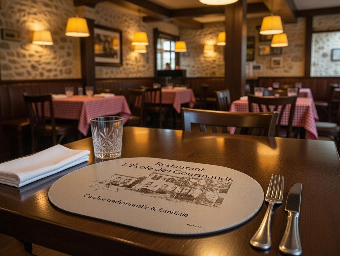 Set de Table Personnalisé - Gravure Complexe