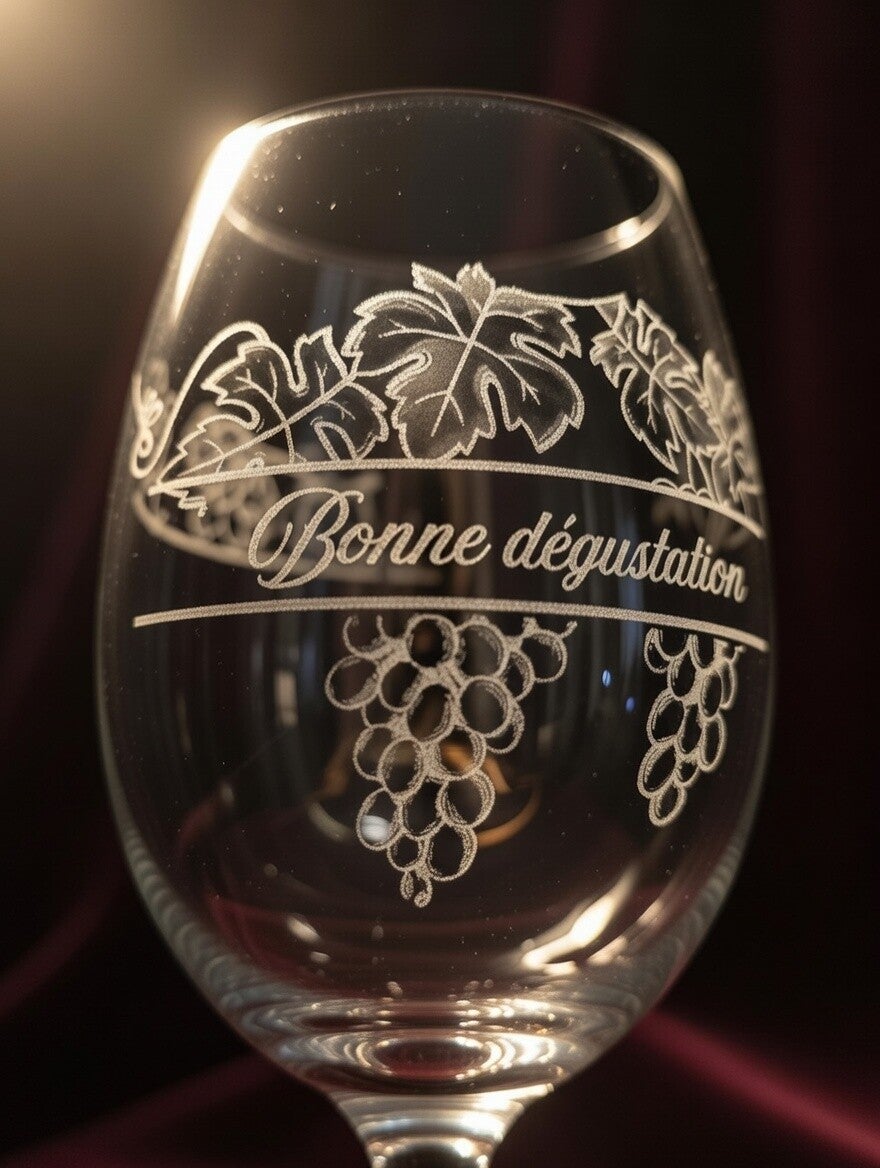 Lot de 6 Verres à Vin Personnalisés