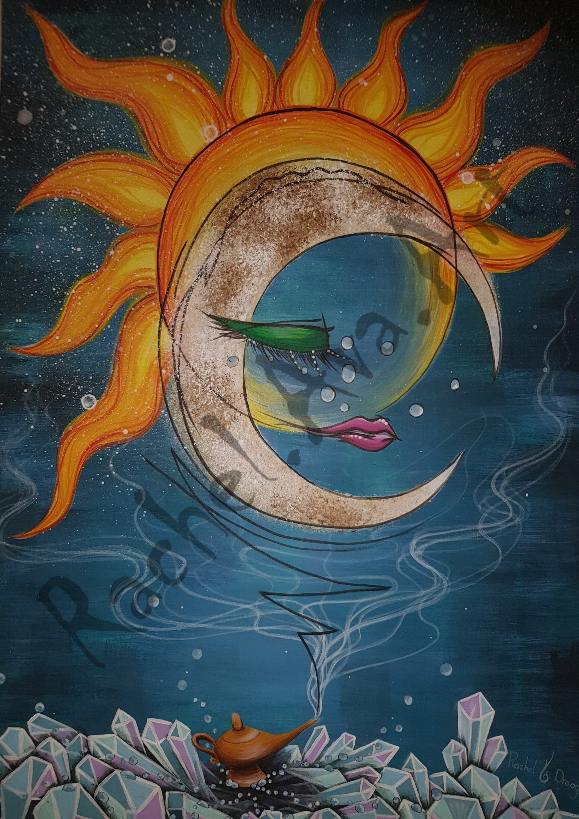 artprint - genie out the bottle