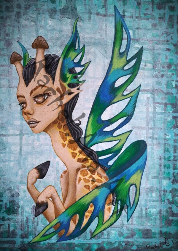 artprint - Giraffairy
