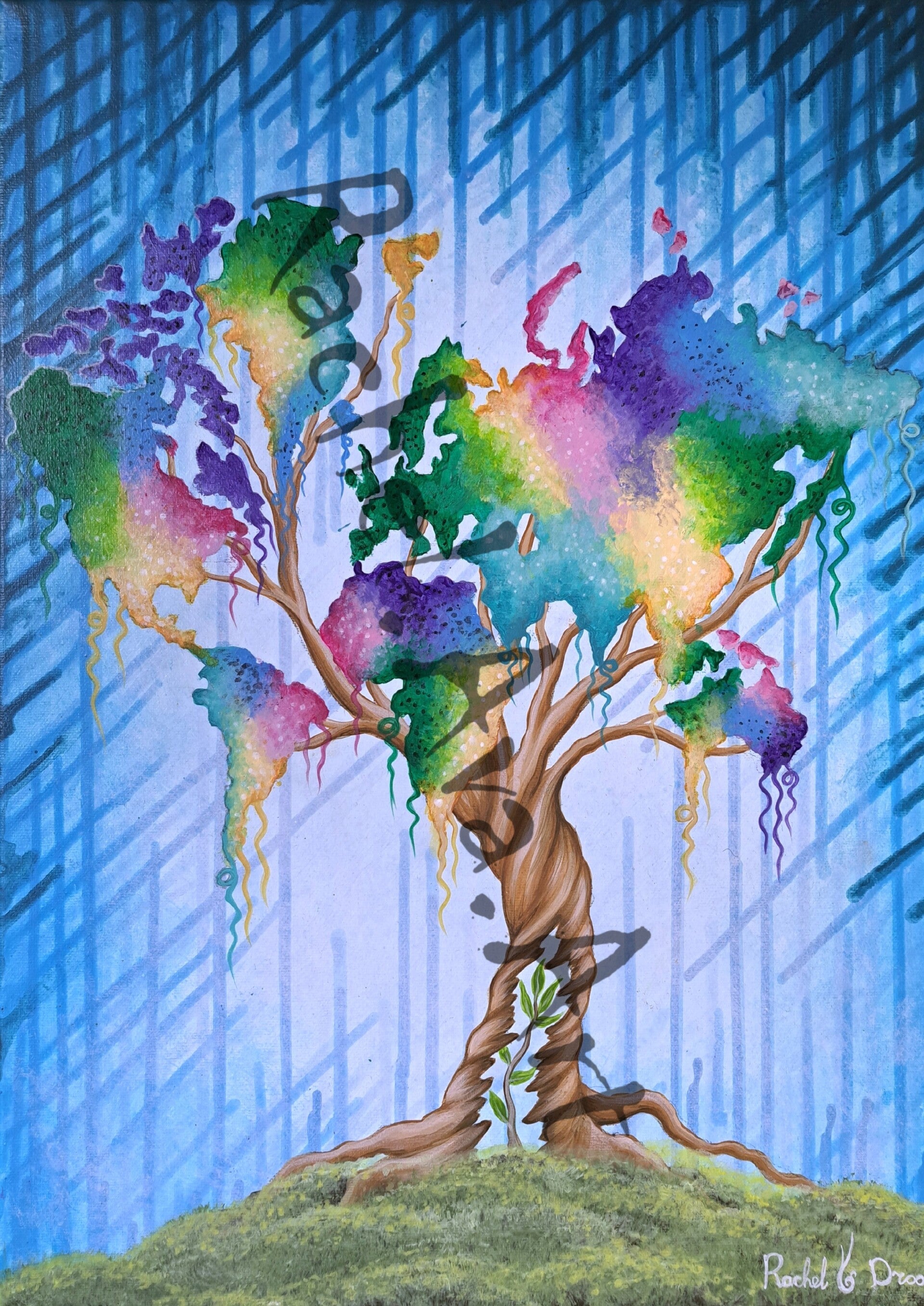 artprint - pastel fantasytree