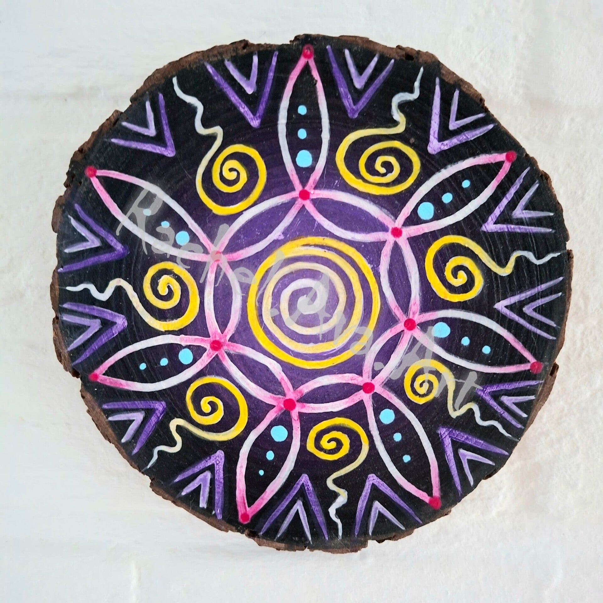 beschilderde schijf - mandala