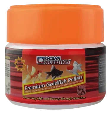 Premium goldfish pellets