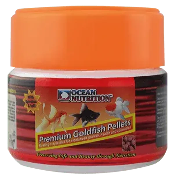 Premium goldfish pellets