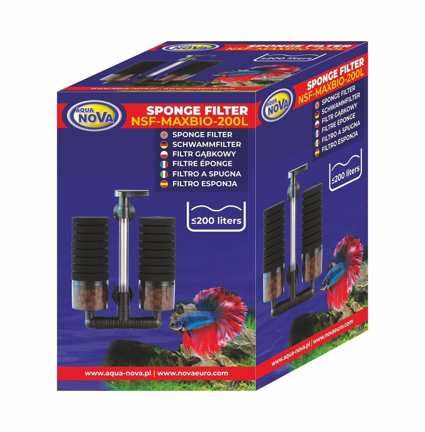 Sponsfilter 200liter