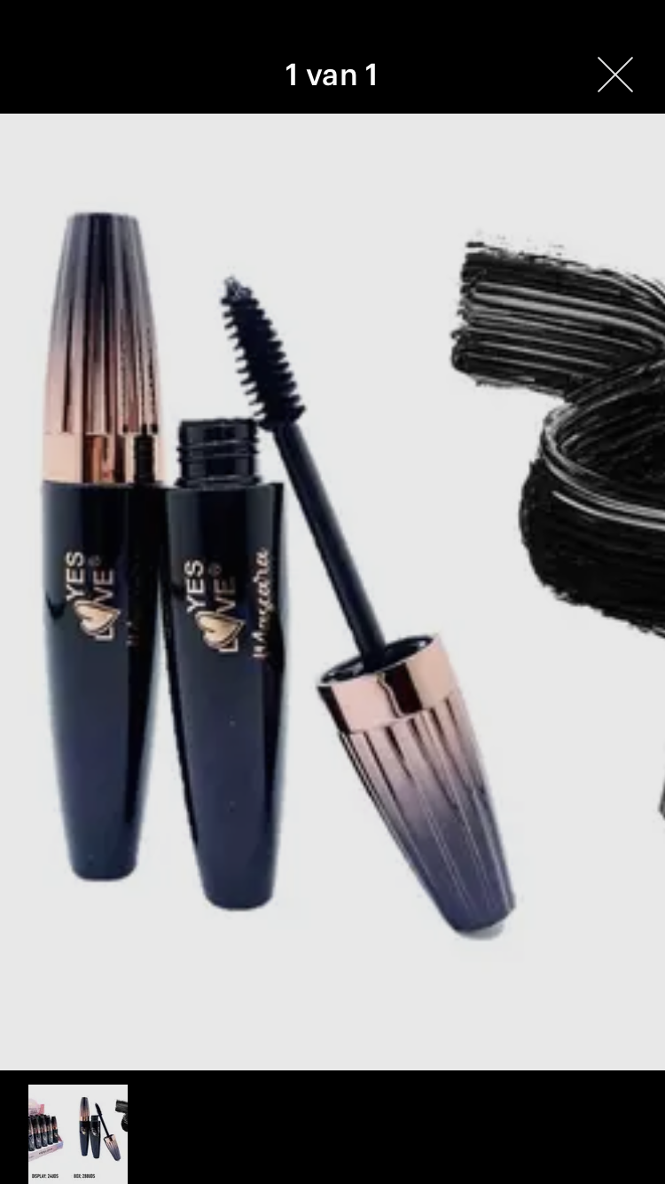 zwarte mascara waterproof