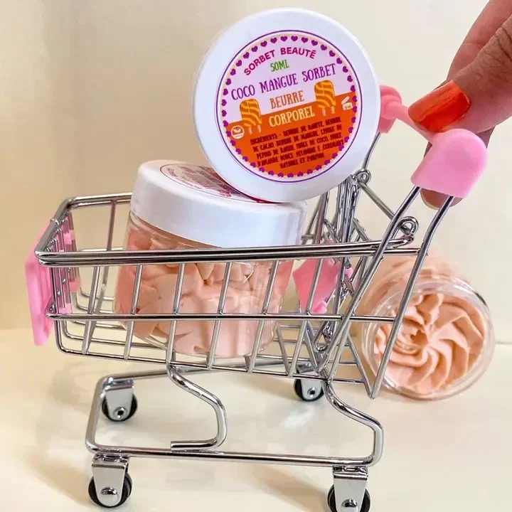 opgeklopte bodybutter/ sheo slagroom marshmallow