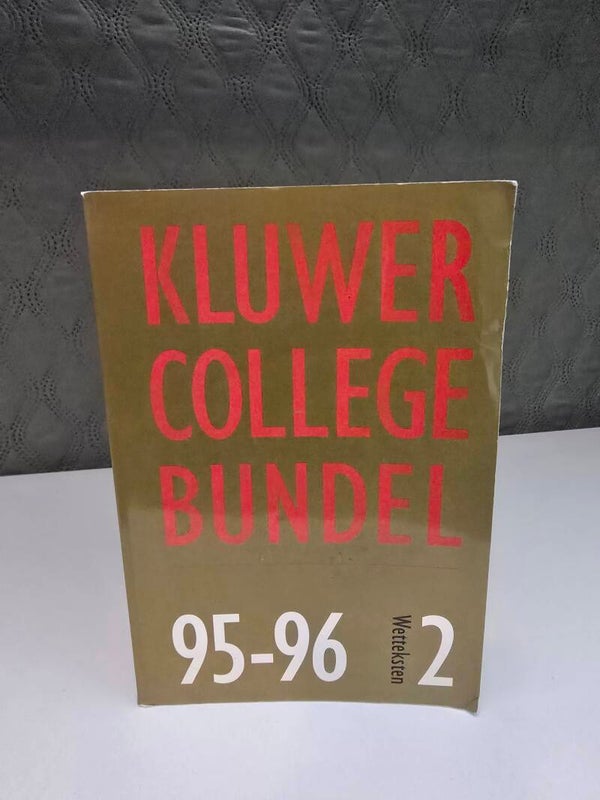 Kluwer – Collegebundel 95-96 (Wetten 2)