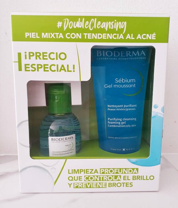 DOBLE CLEANSING PIEL MIXTA CON TENDENCIA AL ACNÉ