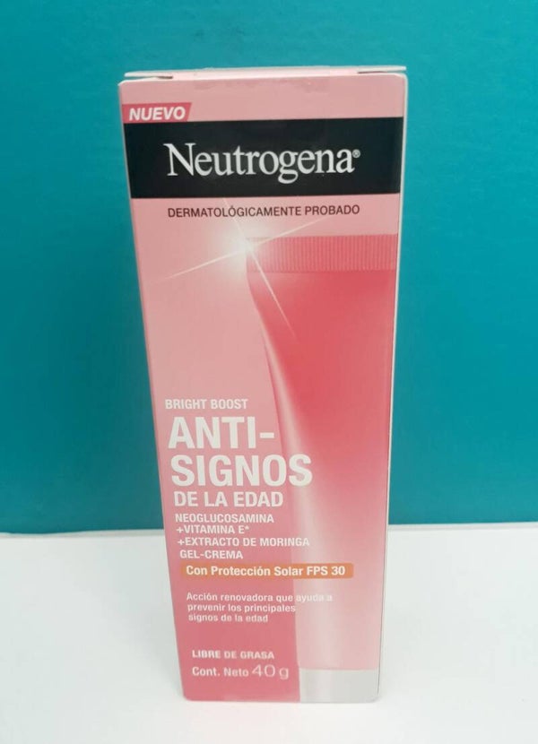 Crema facial con protector solar FPS 30 BRIGHT BOOST