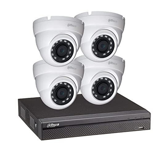 Kit surveillance DAHUA mini dome bnc