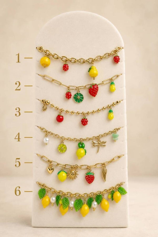 Collection bracelets Fruités