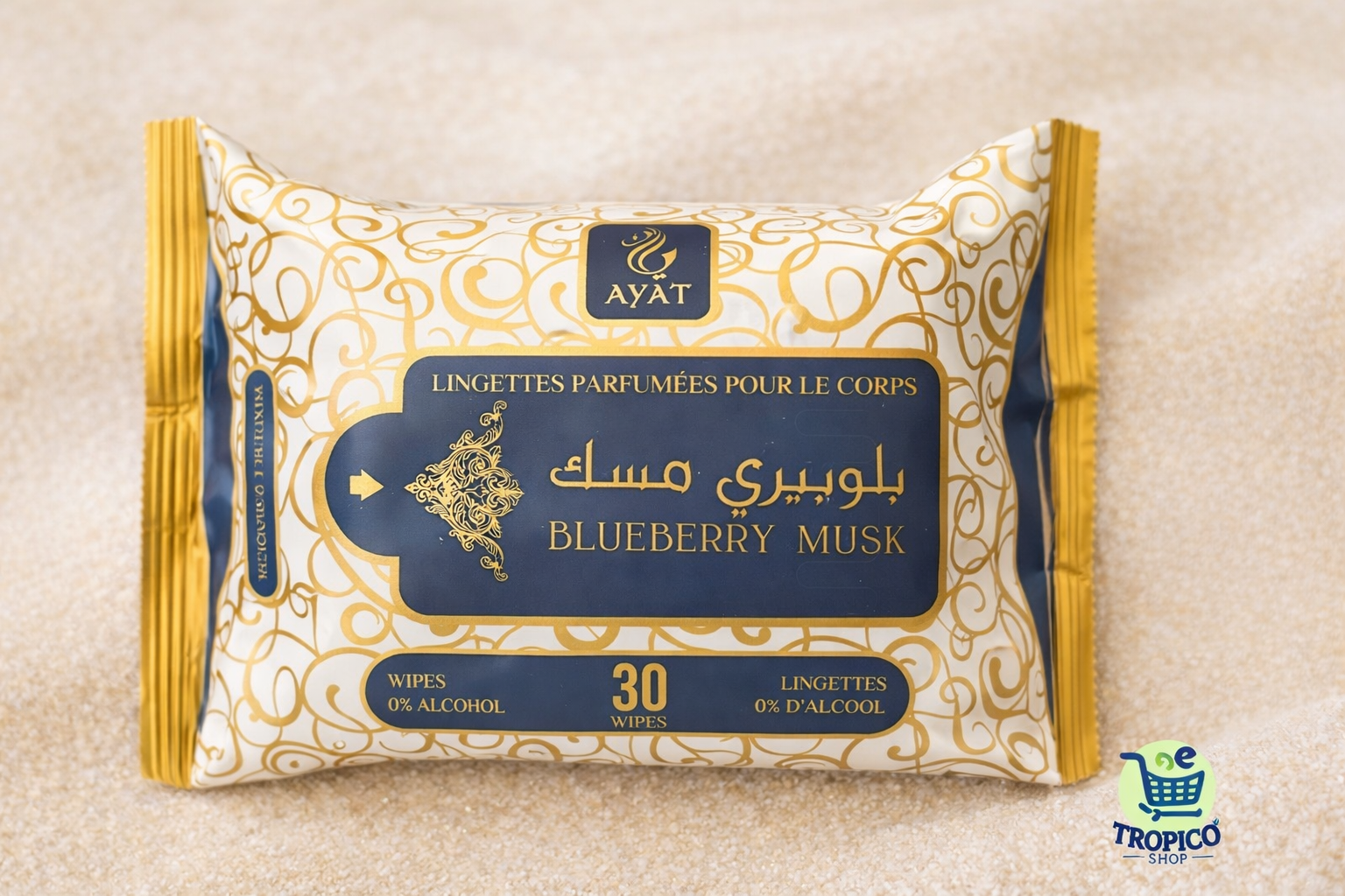 Lingettes parfumées Blueberry Musk