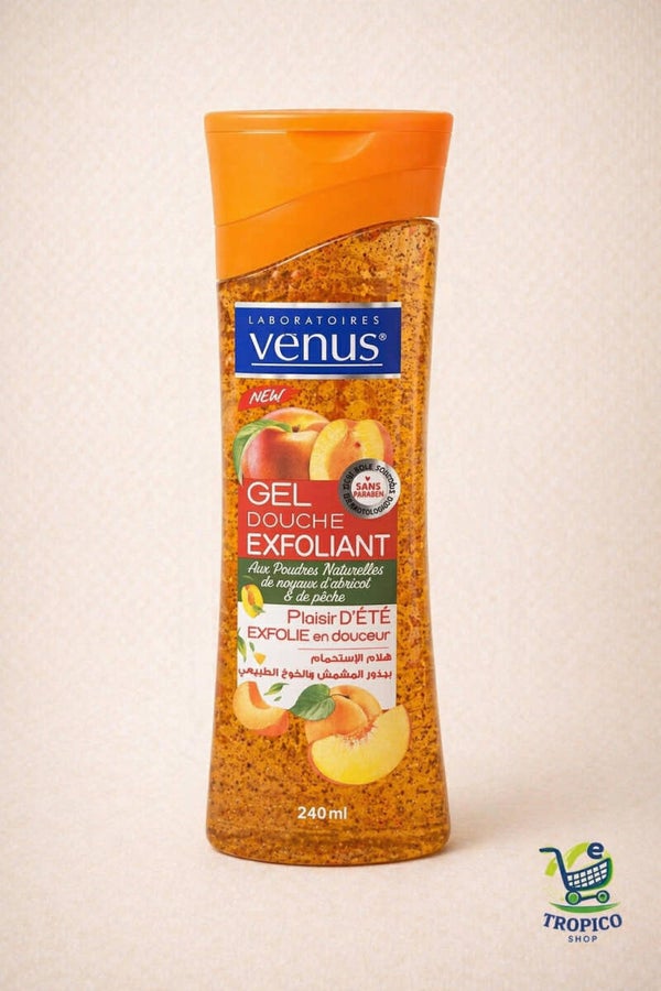Gel douche exfoliant Abricot & Pêche Vénus