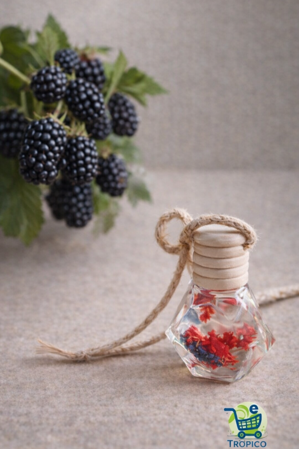 Diffuseur voiture FRAMBOISE NOIRE