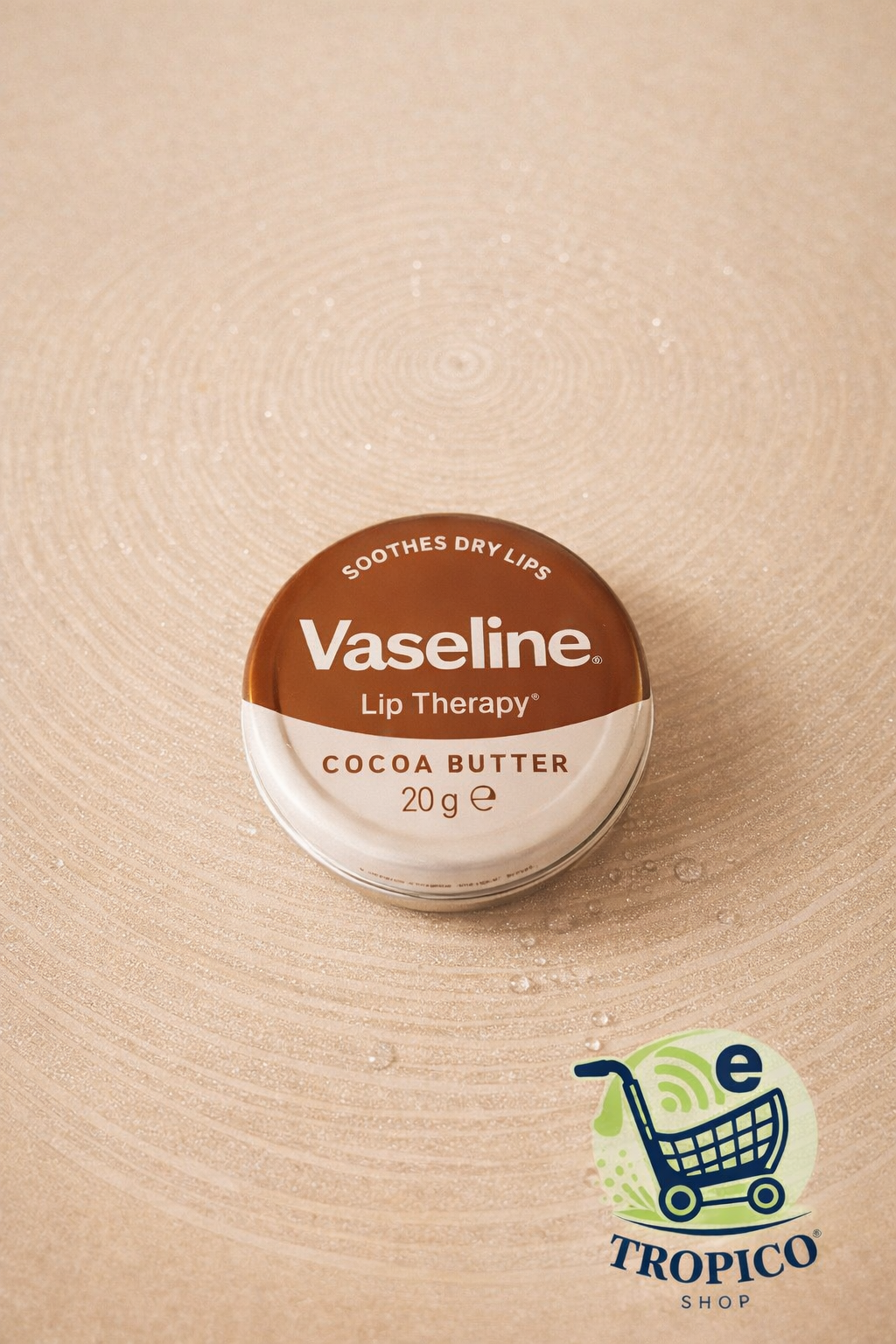 Baume hydratant pour Lèvres VASELINE Beurre de Cacao
