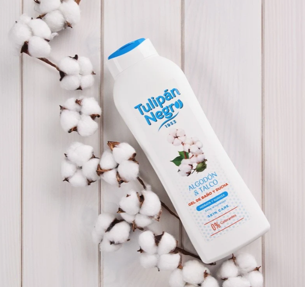 Gel douche & bain coton talc