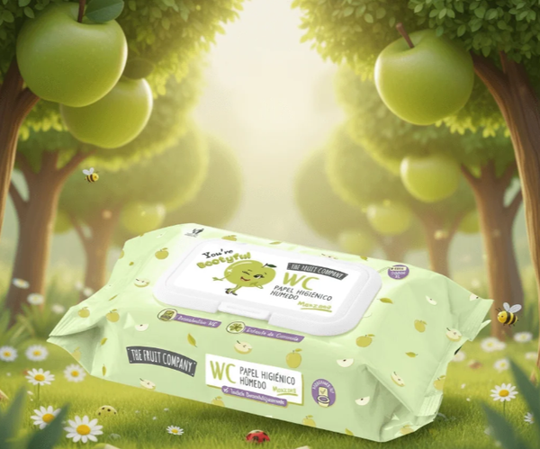 Papier toilette humide Pomme