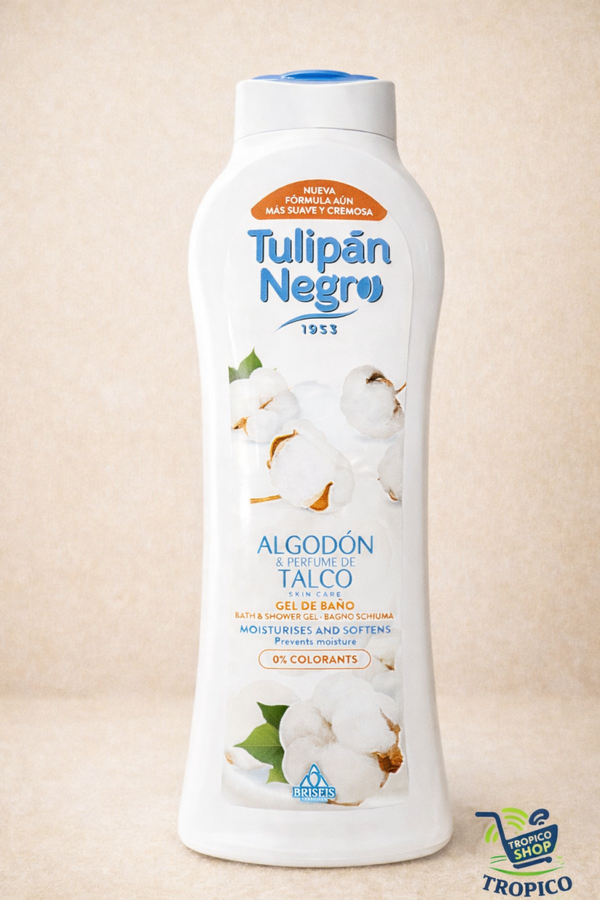 Gel douche & bain coton talc