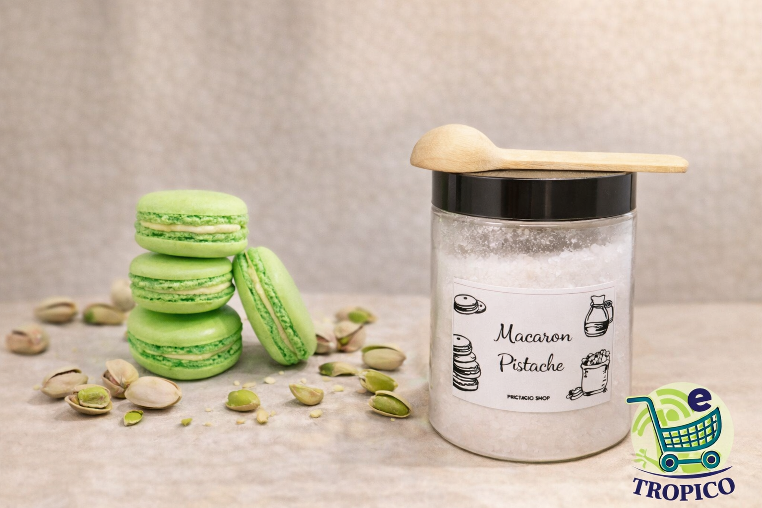 Poudre aspirateur MACARON-PISTACHE