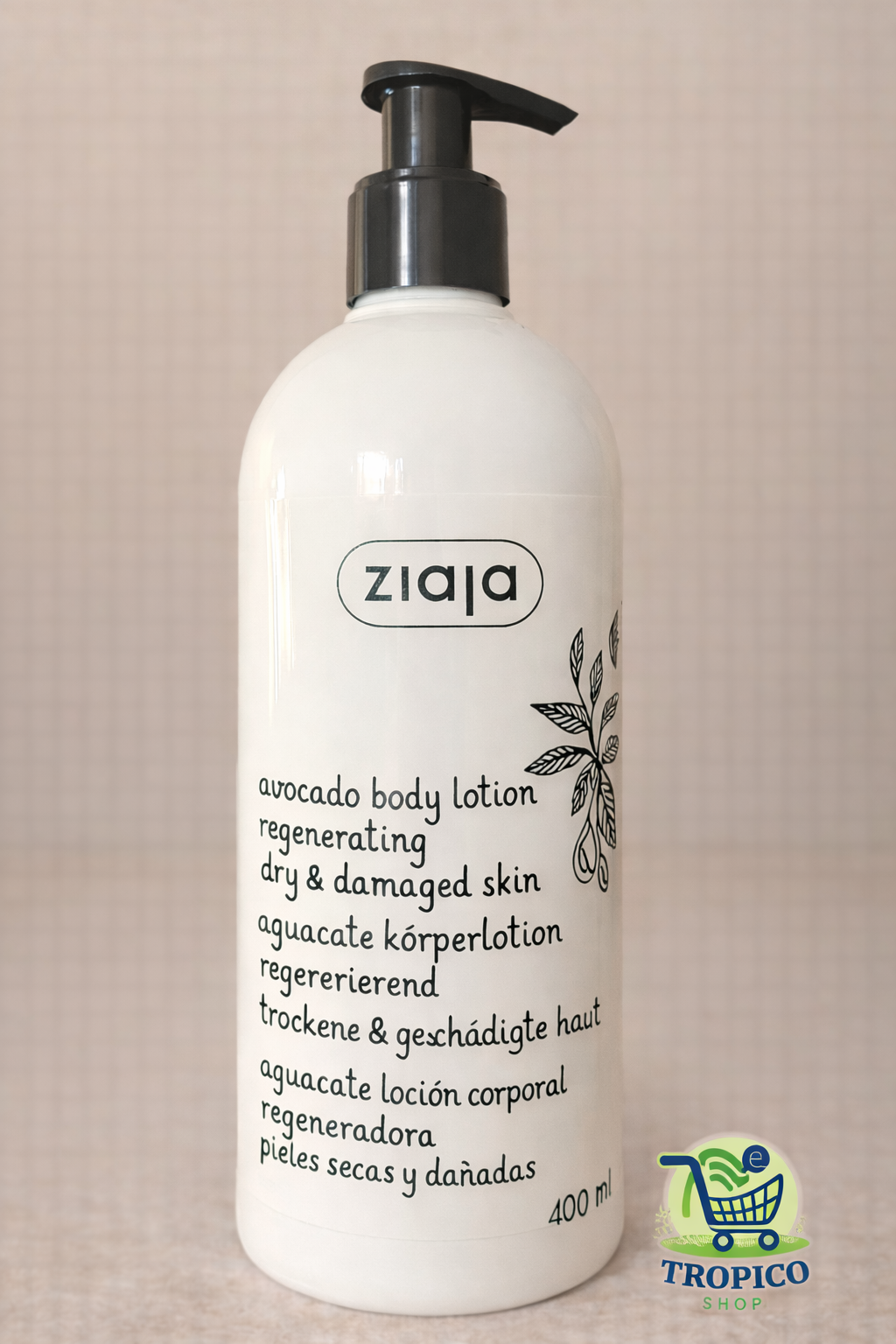 Lait corporel régénérant Avocat