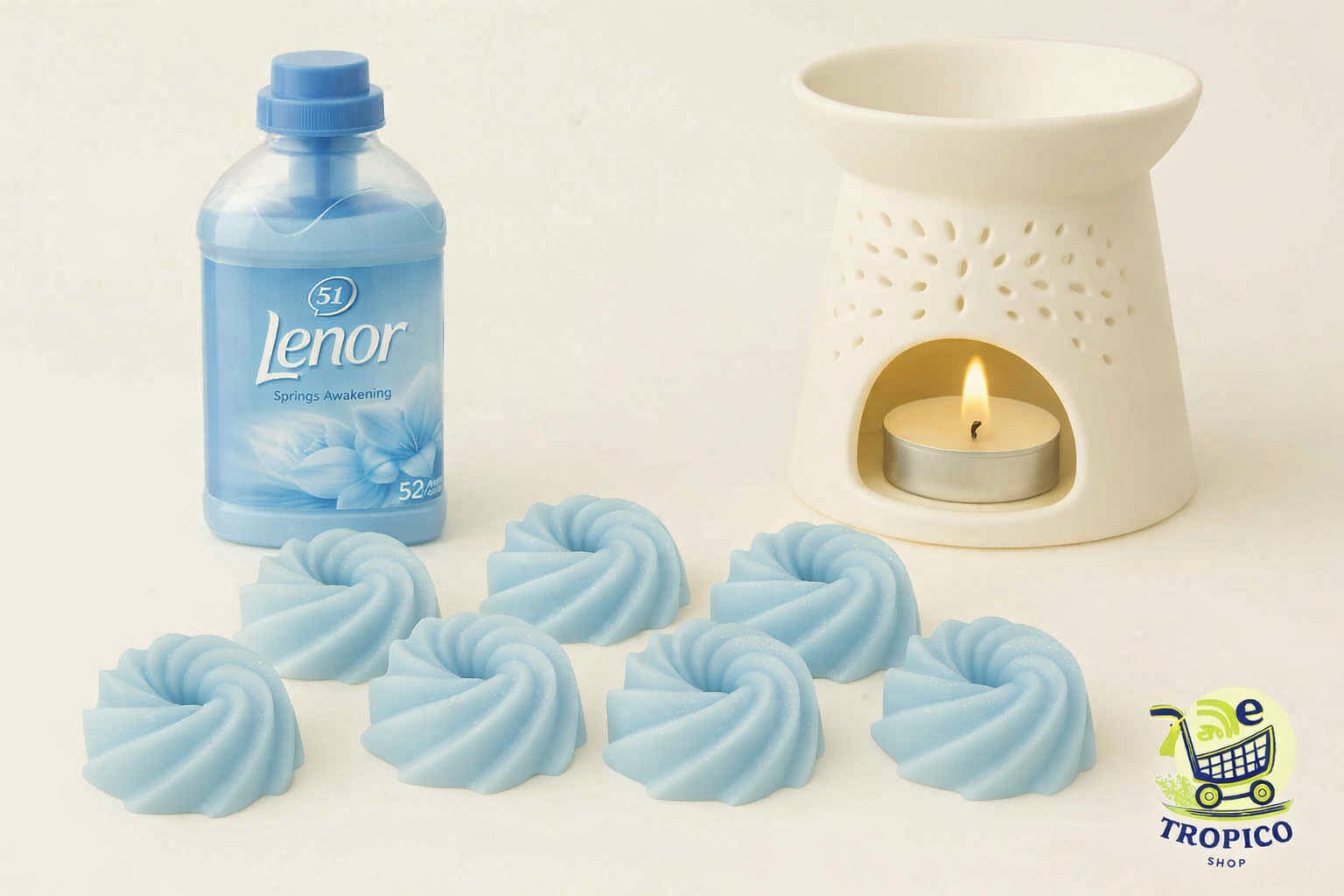 Fondant parfumé LENOR BLEU