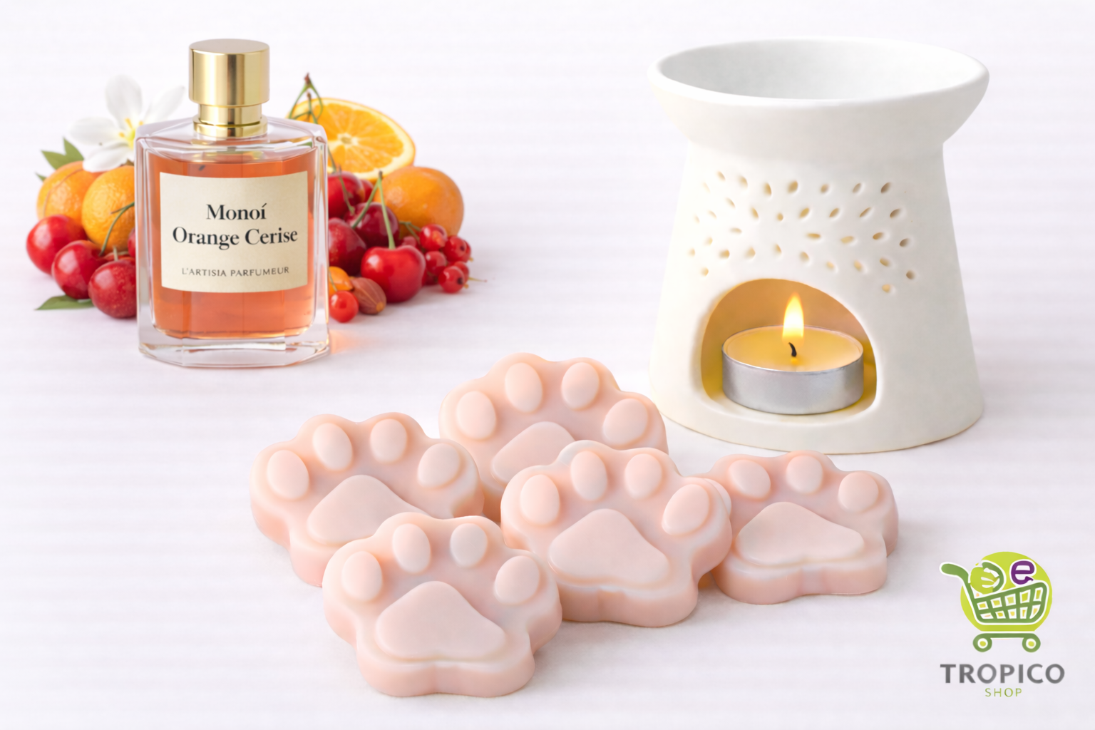 Fondant parfumé MONOI ORANGE CERISE