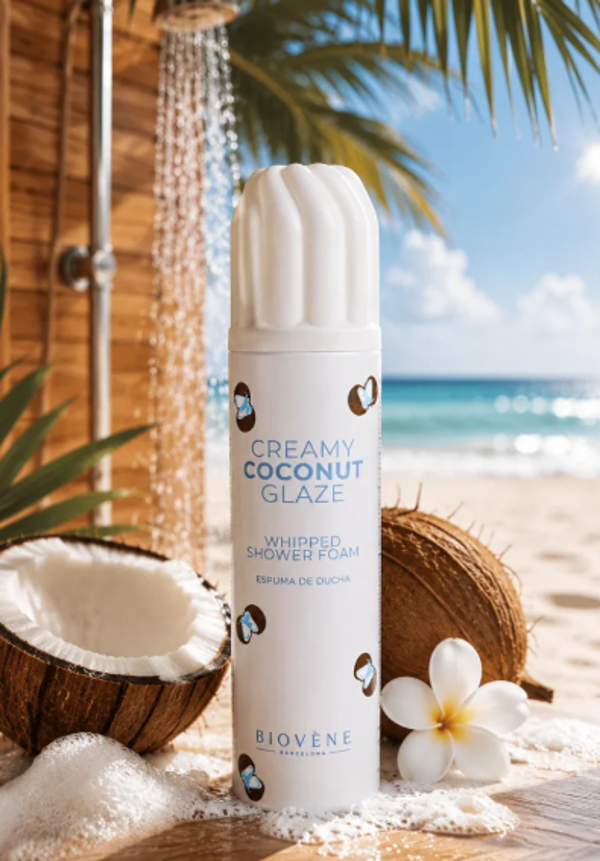 Mousse de Douche Fouettée Creamy Coconut Glaze – Biovène Barcelona
