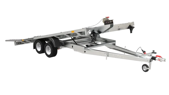 Remorque plate basculante 400×200 UNIPLAT 4020S P 2700 kg