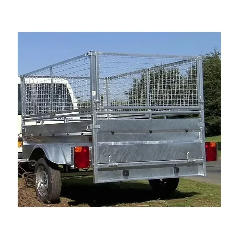 Rehausses Grillagées hauteur 60cm pour remorque Lider Robust 2m50