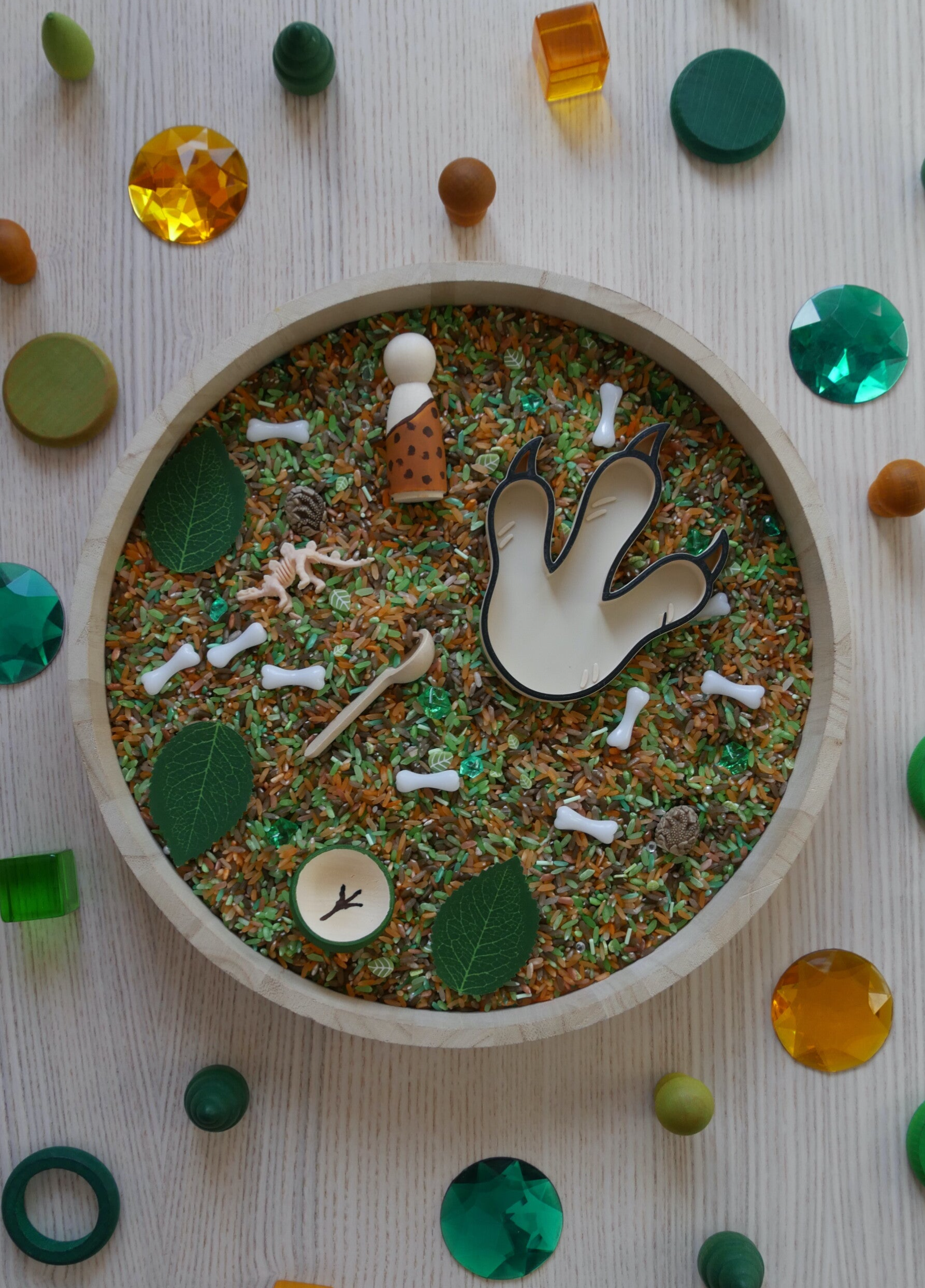 Pack sensoriel - Sur les traces des dinosaures