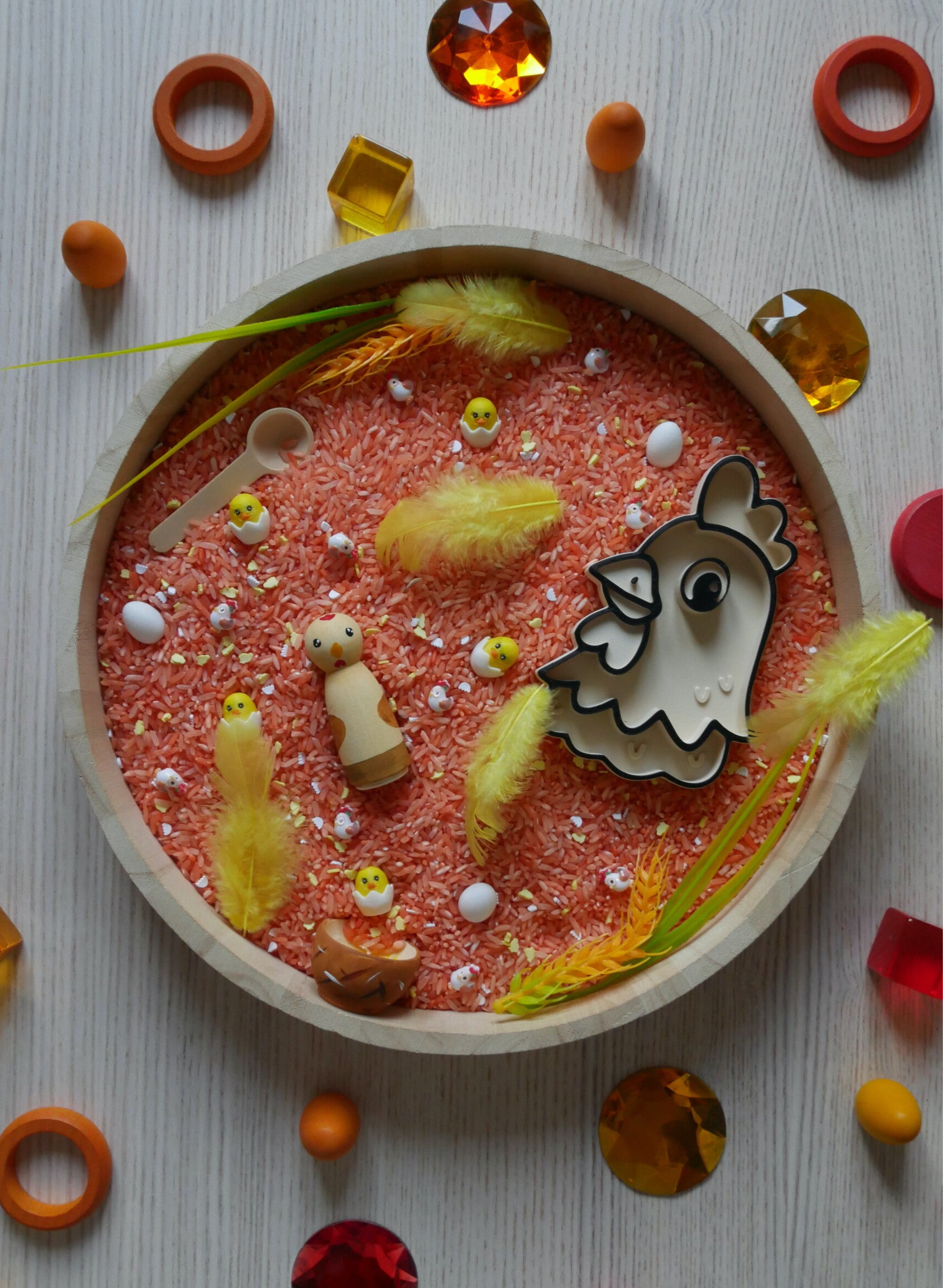 Pack sensoriel - Poule Party - prêt à l’emploi