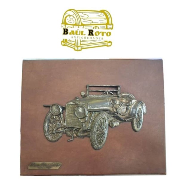 Cuadro en Metal Autorelieve Hispano Suiza 1912 - La Huella de Manufacturas Rodex