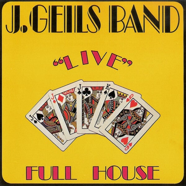 Geils J. Band The ‎– "Live" Full House