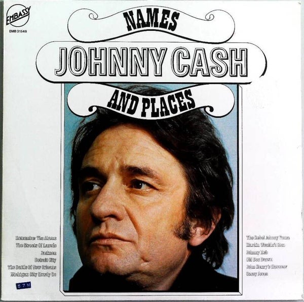 Cash Johnny ‎– Names And Places