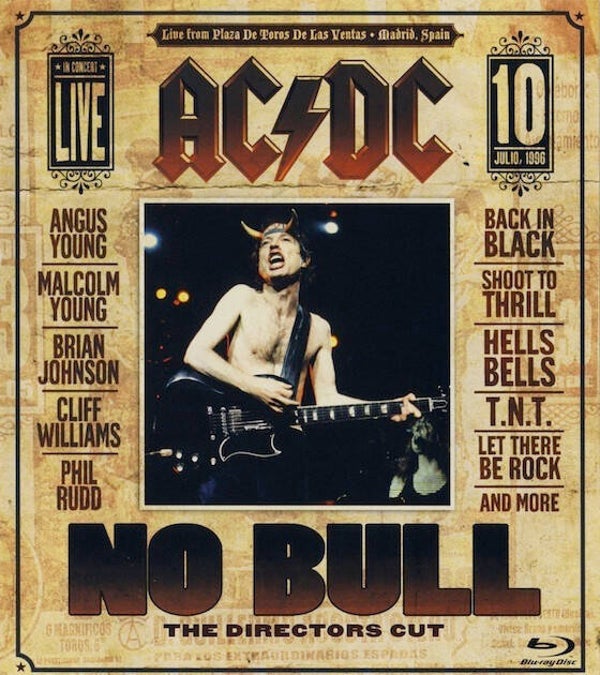 AC/DC ‎– No Bull (The Directors Cut) (Blu-ray)