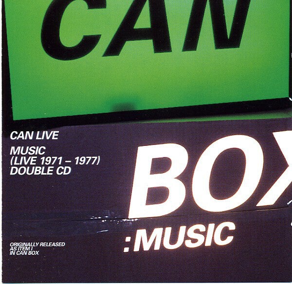 Can ‎– Music (Live 1971-1977)