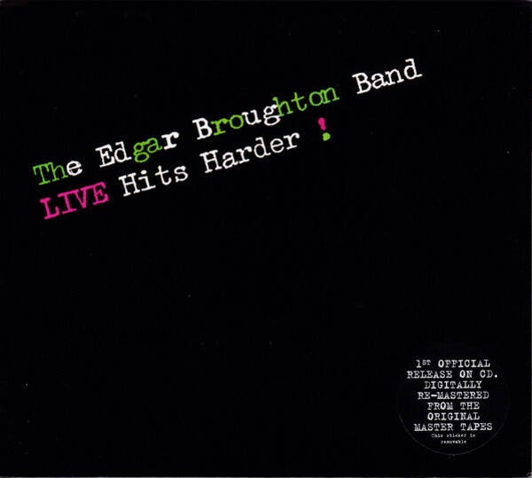 Broughton Edgar Band The ‎– Live Hits Harder!