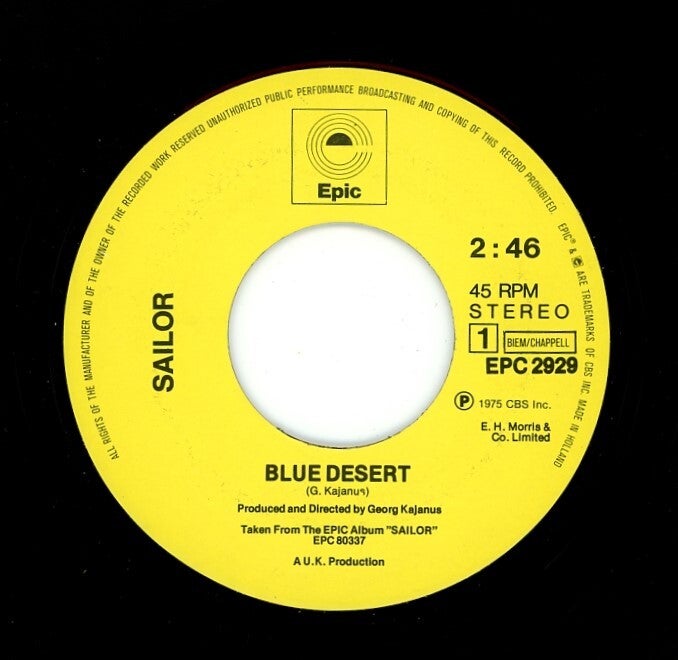 Sailor – Blue Desert