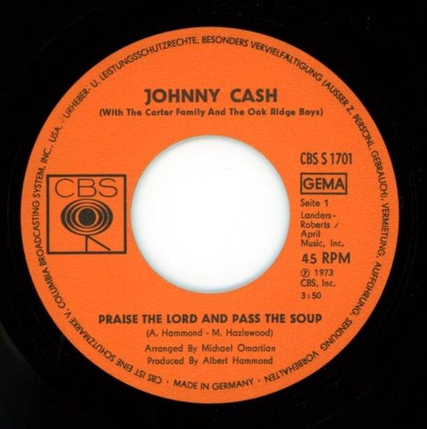 Johnny Cash – Praise The Lord And Pass The Soup