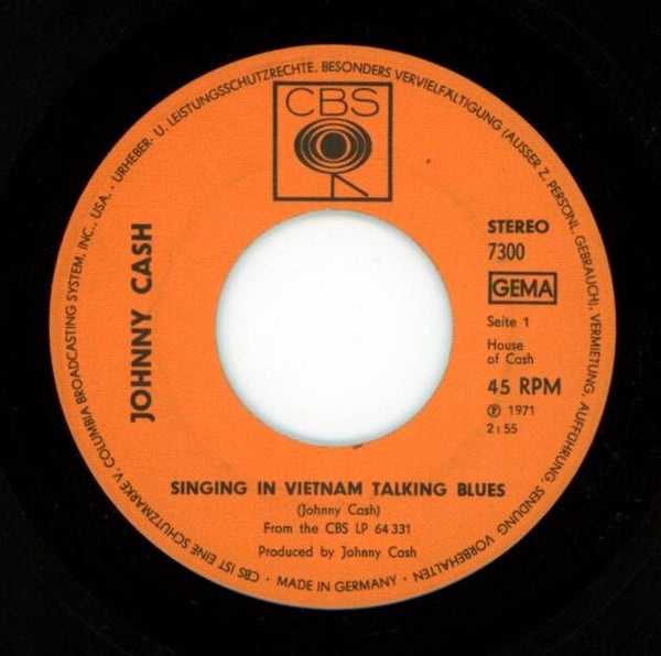 Johnny Cash – Singing in Vietnam Talking Blues