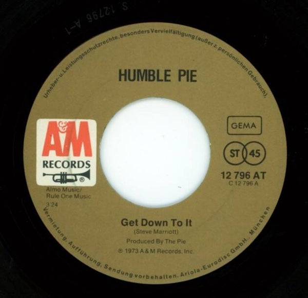 Humble Pie – Get Down To It / Honky Tonk Woman