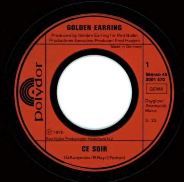 Golden Earring ‎– Ce Soir