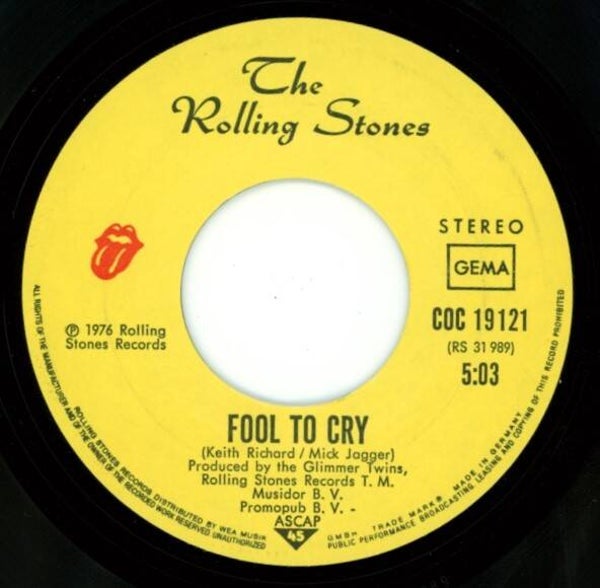 Rolling Stones* – Fool To Cry